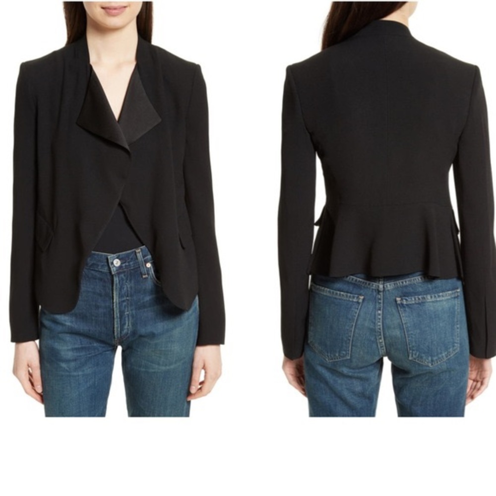 Theory Kensington Peplum Jacket Blazer